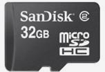 SanDisk Micro SDHC (CLASS 2) - 32GB