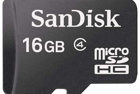 MicroSD 16GB Memory Card with Adaptor