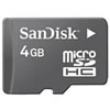 SanDisk microSDHC 4GB Card (With SD Adapter)