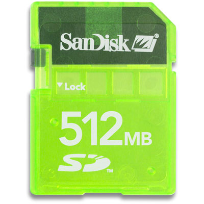 Sandisk SD Gaming 512MB 2-for-1 Offer