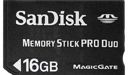 SanDisk SDMSPD-016G-B35 16 GB Pro Duo Memory Stick with MagicGate