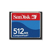 SanDisk Standard CompactFlash Card 512MB