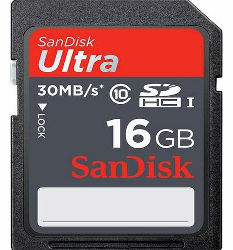 Sandisk Ultra memory card - 16 GB - Class 10