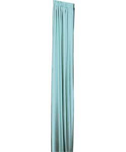 Sandown and Bourne Lined Pencil Pleat Curtains - Duck Egg - 90 x
