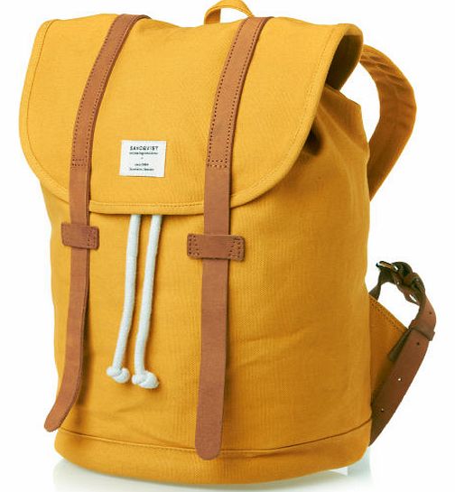 Sandqvist Stig Yellow Backpack - Yellow