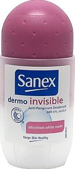 Sanex, 2041[^]10088317 Dermo Invisible Roll On Deodorant 50ml