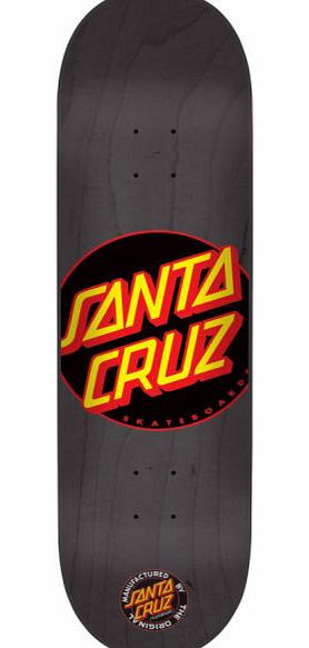 Santa Cruz Black Dot Skateboard Deck - 8.2 inch
