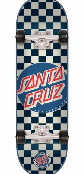 Santa Cruz Check Dot Blue Complete Skateboard -