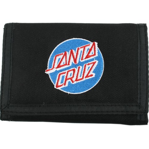 Mens Santa Cruz Classic Dot Wallet Black