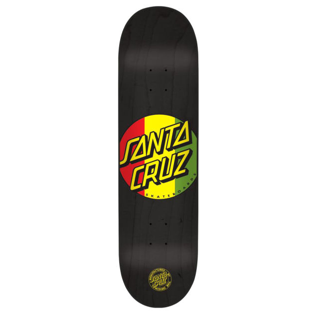 Santa Cruz Rasta Dot Skateboard Deck - 8.375 inch
