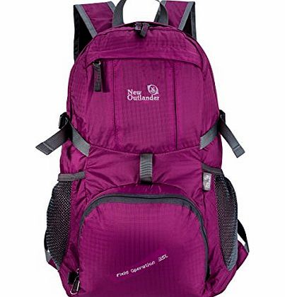 Santimon - Big Packable Handy Lightweight Travel Backpack Daypack-purple-ONE SIZE