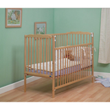 Saplings Jessica 54cm Cot in Pine with Antique