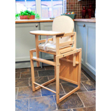 Saplings Pluto Highchair in Pine with Natural