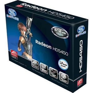 Sapphire 11166-01-20R Radeon 5450 Graphics Card