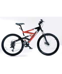 Saracen Flare 24Speed Dual Disc Alloy Full Suspension Cycle