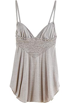 Empire line camisole jersey top