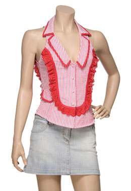 Postcard Words Vest by Sass and Bide