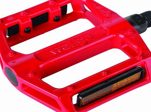 Savage Alloy Pedal - Red, 9/16 inch