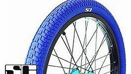 BMX Bicycle Freestyle Tyre 20 x 2.125`` in BLUE