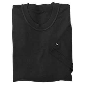 Black Bamboo Crew Neck T-Shirt