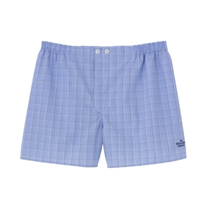 Savile Row Blue/Navy Check Boxer Shorts