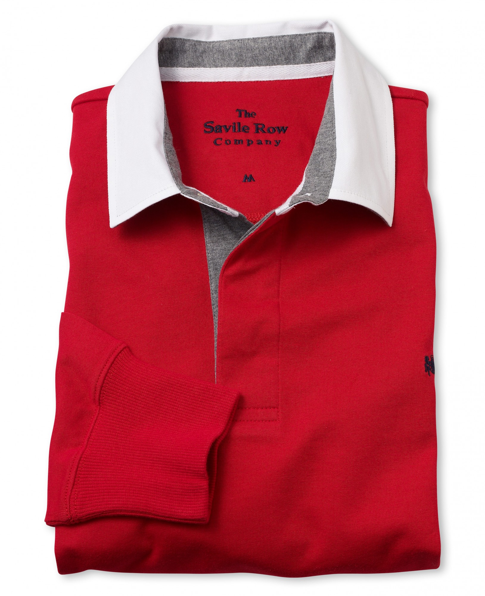 Savile Row Co. Red Rugby Shirt L