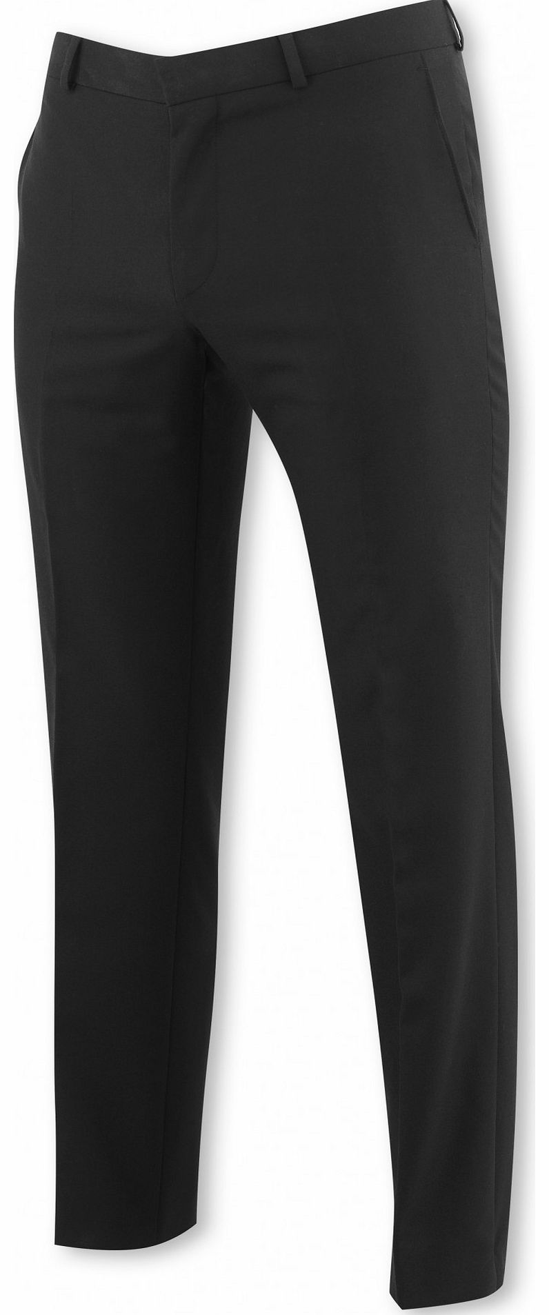 Savile Row Company Black Suit Trouser 38`` 36`` Unfinished