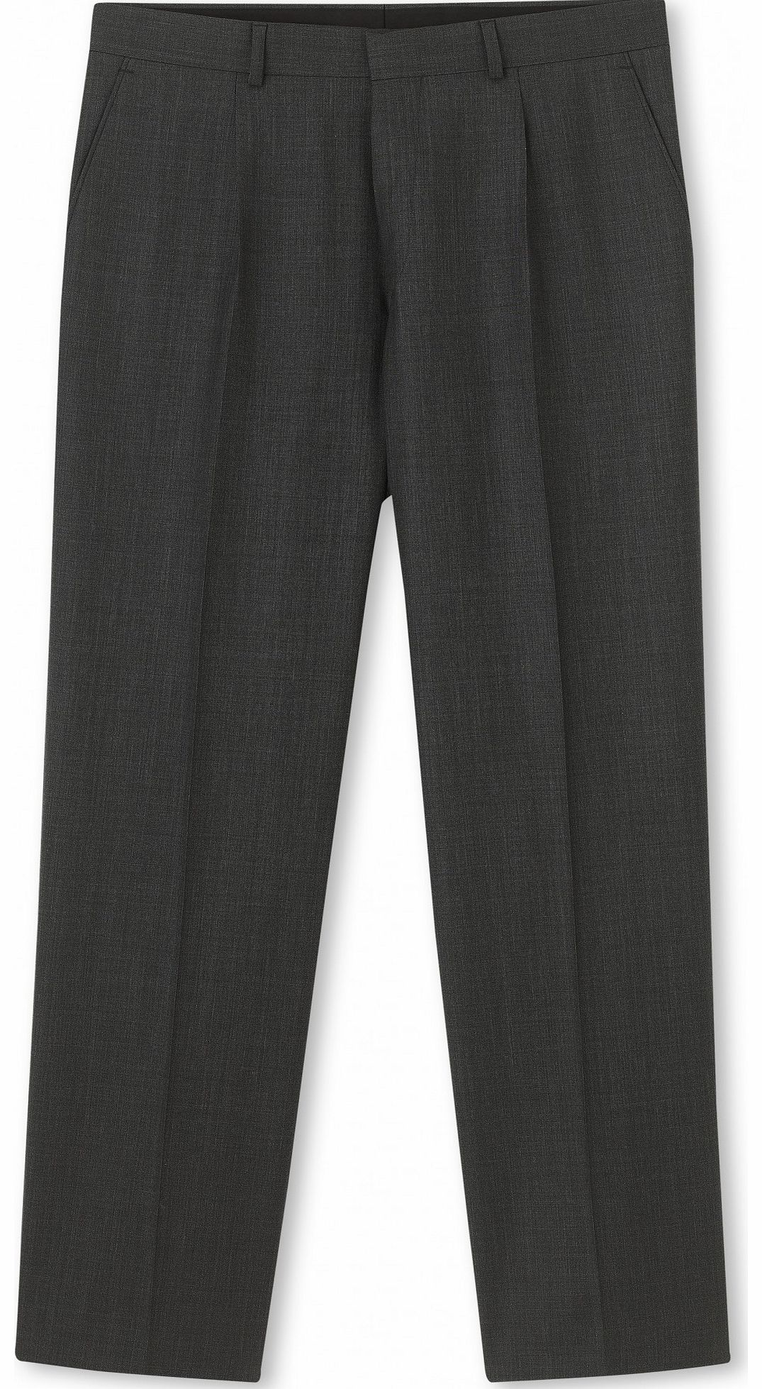 Savile Row Company Grey Microdot Classic Fit Trouser 30`` 30`