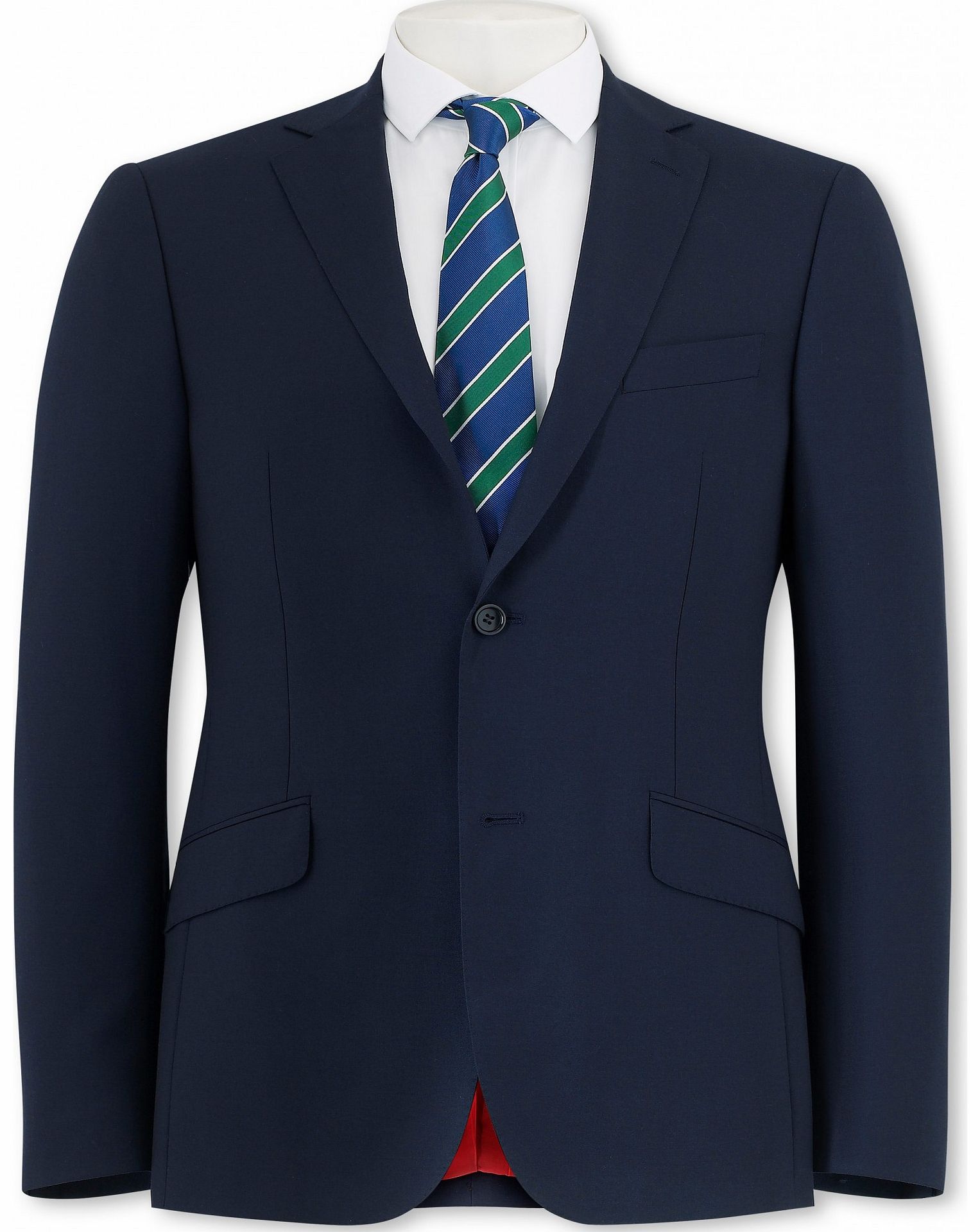 Savile Row Company Navy Suit Jacket 38`` Long