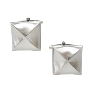 Savile Row Envelope Style Domed Square Cufflinks