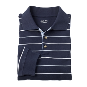 Navy/Blue/White Striped Sweatshirt