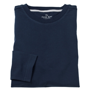 Savile Row Navy Long-Sleeve T-Shirt