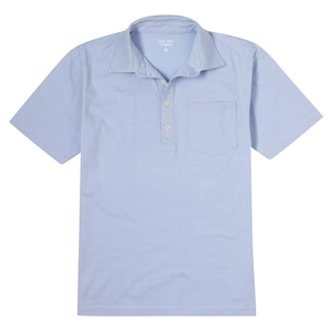 Pale Blue Soft Collar T-Shirt