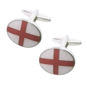 Savile Row St. Georgeand#39;s Flag Cufflink