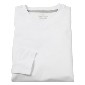 Savile Row White Long-Sleeve T-Shirt