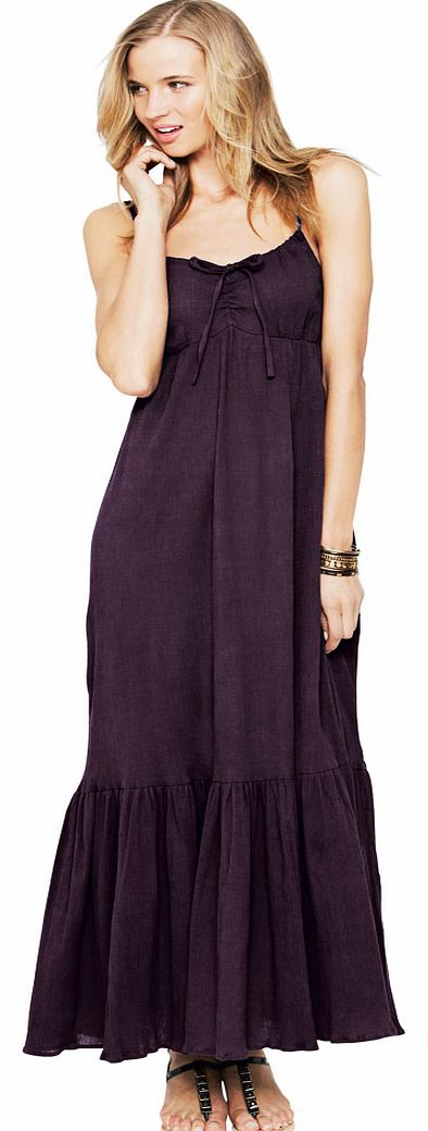 South Petite Crinkle Strappy Maxi Dress