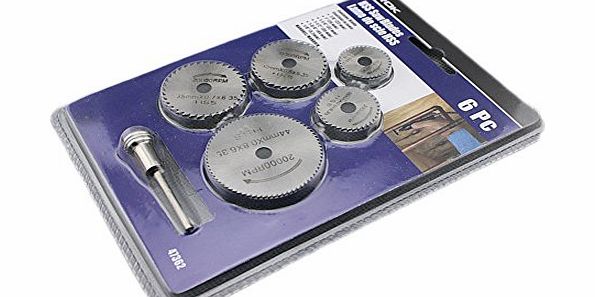 SaySure - 6pc HSS Circular Saw blades Set for Wood Aluminum Cutting Disc