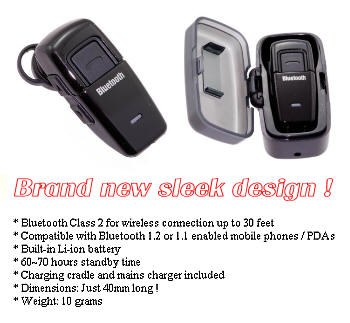 SB Audiovox CDM-8912 Compatible Bluetooth Headset