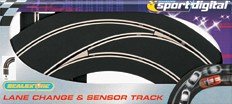 Scalextric - Sport Digital Lane Change & Sensor Track Pack (Out to In Left Hand)