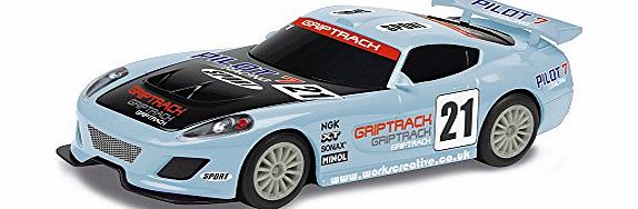 Scalextric 1:32 Scale GT Lightning Slot Car (Blue)