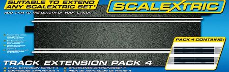 Scalextric Straight Track 4-Pack