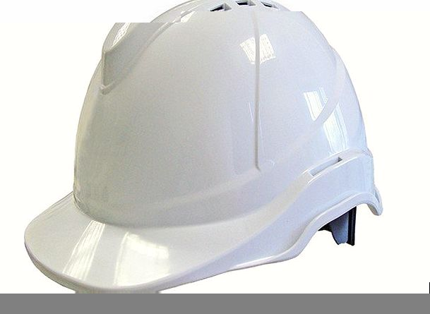 Scan PPESHSUPW Superior Ventilated Safety Helmet - White