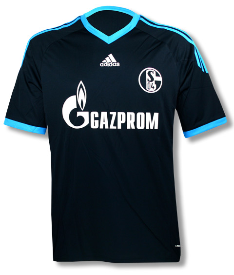 Schalke 04 Adidas 2010-11 Schalke Adidas Away Football Shirt