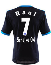Schalke 04 Adidas 2010-11 Schalke Adidas Away Shirt (Raul 7)