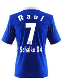 Schalke 04 Adidas 2010-11 Schalke Adidas Home Shirt (Raul 7)