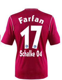 Adidas 2011-12 Schalke Adidas 3rd Shirt (Farfan 17)