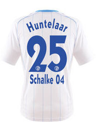 Schalke 04 Adidas 2011-12 Schalke Adidas Away Shirt (Huntelaar 25)