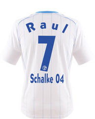 Schalke 04 Adidas 2011-12 Schalke Adidas Away Shirt (Raul 7)