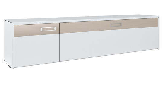 Schnepel S1 MK-1SK-L TV Cabinet - Oak Gloss Red