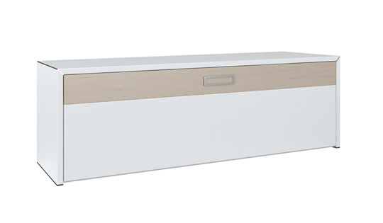 Schnepel S1 MK TV Cabinet - Gloss White Wavy